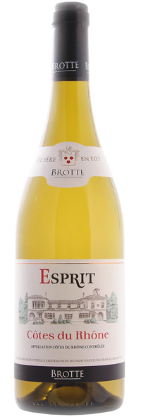 ESPRIT BLANC COTES DU RHONE 2022-Brotte