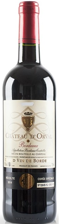 CHATEAU D'ORVAL BORDEAUX 2020-